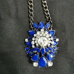 Park Lane Elegant Blue Pendant Necklace